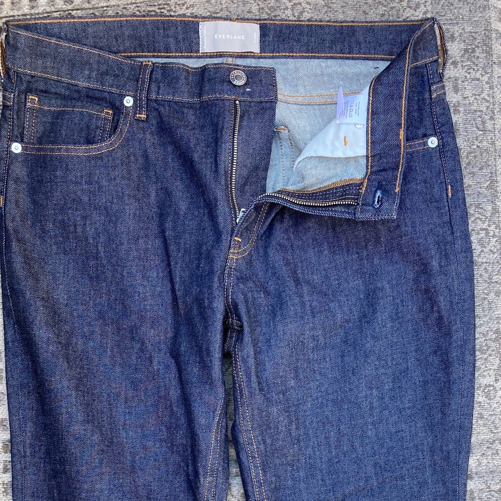 Women's Everlane Blue Ankle Straight Leg Jeans Size 32